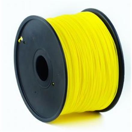FILAMENT GEMBIRD pt. imprimanta 3d, ABS, 1.75mm diamentru, 1Kg / bobina, aprox. 400m, topire 225-240 grC, yellow, "3DP-ABS1.75-01-Y"