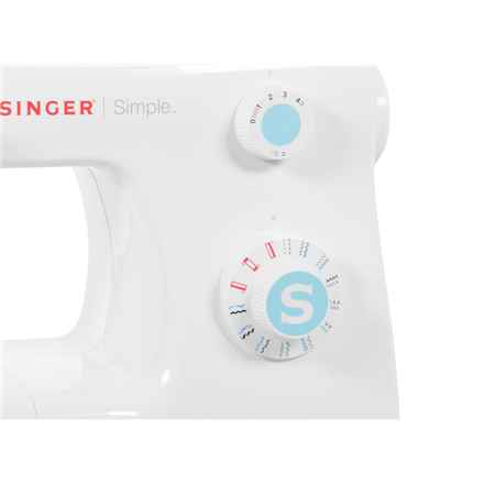 Machine à coudre Singer SMC 2263/00 | Singer | 2263 | Nombre de points : 23 points intégrés | Nombre de boutonnières : 1 | Blanc