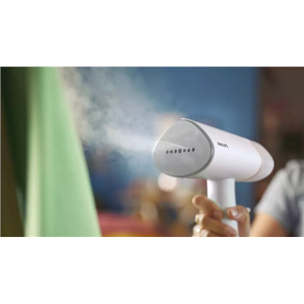 Philips 3000 Series Handheld Steamer STH3020/10 Compact and foldable Ready to use in ˜30 seconds 1000W, up to 20g/min No ironing board needed