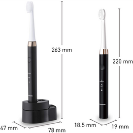 Panasonic | Electric Toothbrush | EW-DM81-K503 | Rechargeable | For adults | Number of brush heads included 2 | Number of teeth brushing modes 2 | Sonic technology | White/Black - 0