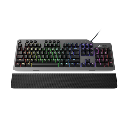 Lenovo Legion K500 keyboard Gaming USB QWERTY US English Black, Grey