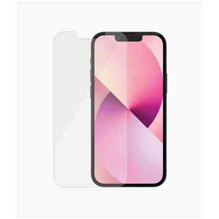 PanzerGlass | Protection d'écran transparente | Apple | iPhone 13 Mini | Verre trempé | Verre antibactérien ; Résistant aux rayures et aux bactéries ; Absorbe les chocs ; Facile à installer