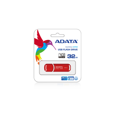 ADATA 32GB DashDrive UV150 USB flash drive USB Type-A 3.2 Gen 1 (3.1 Gen 1) Red