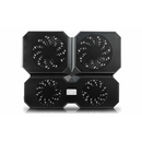 Support de refroidissement pour ordinateur portable DeepCool MULTI CORE X6 39,6 cm (15,6") Noir