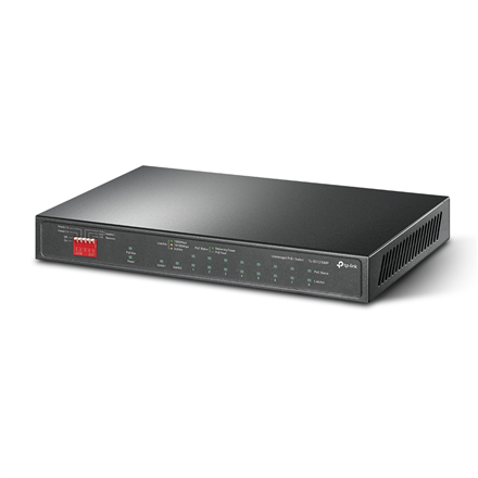 TP-LINK | Switch intelligent Gigabit 10 ports avec PoE+ 8 ports | TL-SG1210MP | Non géré | Bureau | Alimentation externe | 60 mois