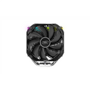 DeepCool AS500, CPU Air Cooler, 1x140mm PWM Fan, Addressable RGB LED, Intel LGA2066/2011-v3/2011/1700/1200/1151/1150/1155, AMD AM5/AM4, 142×98×164 mm(L×W×H) R-AS500-BKNLMN-G