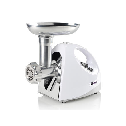 Tristar | VM-4210 Meat Grinder | White | 3 Stainless steel grinding plates, Aluminum grinder head, Aluminum hopper tray, Sausage stuffer, Kubbe attachment, Sausage accessory, Stainless steel blade