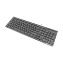 Natec | Keyboard | Discus 2 Slim | Standard | Wired | US | Black | USB 2.0 | 424 g | Numeric keypad-3