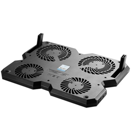 Support de refroidissement pour ordinateur portable deepcool multi core x6 396 cm 156" noir