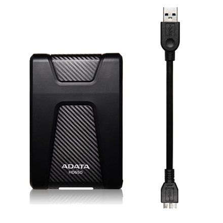 Disque dur externe adata hd650 2 to noir
