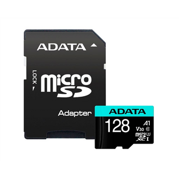 ADATA | Premier Pro | UHS-I U3 | 128 GB | micro SDXC | Flash memory class 10 | with Adapter - 0