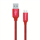 Colorway Datový Kabel Usb / Micro Usb/ 1m/ 2.1A/ Červený