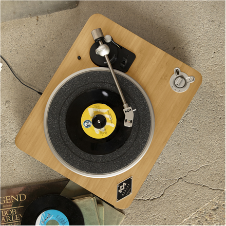 Platine vinyle marley stir it up sans fil noir signature  marley  stir it up  platine vinyle