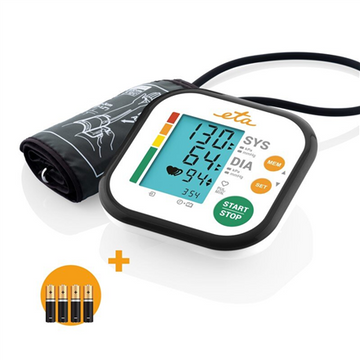 ETA | Upper Arm Blood Pressure Monitor | ETA229790000 | Memory function | Number of users 2 user(s) | 4 | Suitable for home use. Measurement of systolic and diastolic pressure, pulse. Oscillometric measurement method. Display of measured values on LCD.