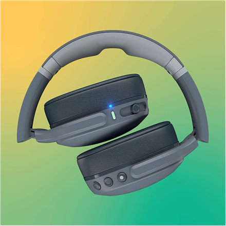 Skullcandy Crusher EVO Bluetooth Wireless Over-ear Headphones, BT 5.0, Gray EU (S6EVW-N744)