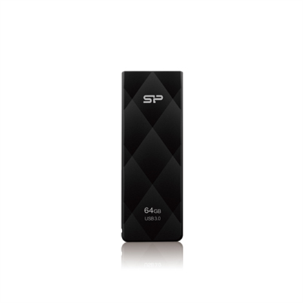 Silicon Power flash drive 64GB Blaze B20 USB 3.2, black