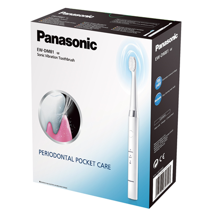 Panasonic EW-DM81 Adult Sonic toothbrush Silver, White