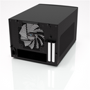 Fractal Design | NODE 304 | 2 - USB 3.0 (Internal 3.0 to 2.0 adapter included)1 - 3.5mm audio in (microphone)1 - 3.5mm audio out (headphone)Power button with LEDHDD LED | Black | Power supply included No-1