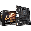 Carte mère gigabyte a520m s2h - compatible avec les processeurs amd ryzen série 5000 am4 vrm numérique pur 4+3 phases jusqu'à 5100 mhz ddr4 oc pcie 3.0 x4 m.2 gbe lan usb 3.2 gen 1