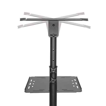 Chariot en acier pour projecteur/ordinateur portable