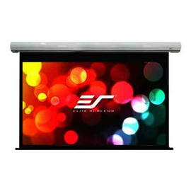 Écran motorisé électrique ELITE SCREENS 180" (457,2 cm)/ 16:10/ 242,3 × 387,6 cm/ boîtier blanc/ hauteur de projection 6"/ MaxWhite FG