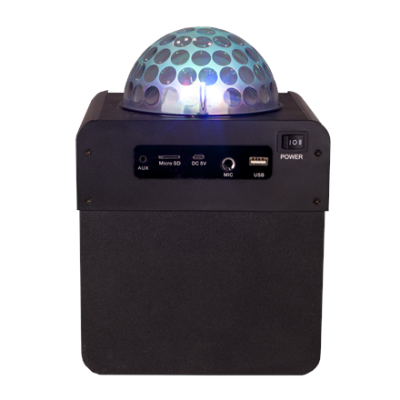 N-gear block disco block 410/ 50w/ bt/ disco led/ 1x mic/ rouge