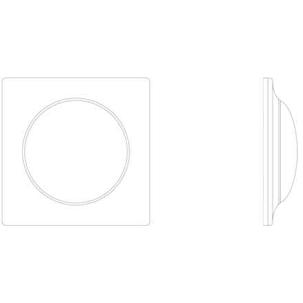 Contrôleur d'éclairage domestique intelligent Fibaro FGWCEU-201-1-8 sans fil noir