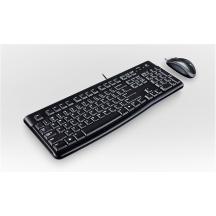 LOGITECH MK120 Corded Combo - BLACK - USB - US INT'L - EER