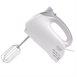 Adler | Mixer | AD 4201 g | Hand Mixer | 300 W | Number of speeds 5 | Turbo mode | White - 0