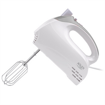 Adler | Mixer | AD 4201 g | Hand Mixer | 300 W | Number of speeds 5 | Turbo mode | White - 0