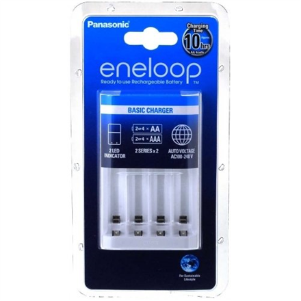 Panasonic | eneloop Basic battery charger | 2 or 4 AA/AAA