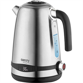 Camry | Kettle | CR 1291 | Electric | 2200 W | 1.7 L | Stainless steel | 360° rotational base | Stainless steel - 0