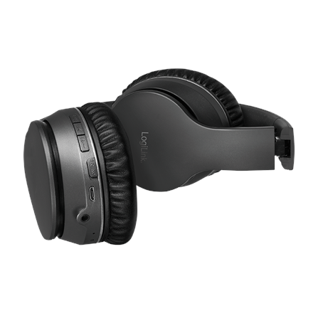 CASTI Logilink, wireless, standard, utilizare multimedia, MP3, smartphone (doar audio), microfon nu, conectare prin Bluetooth 5.0, negru, "BT0053", (timbru verde 0.8 lei)