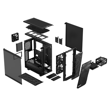 Obudowa meshify 2 compact noir tg teinte claire