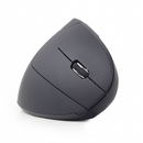 MOUSE GEMBIRD, PC sau NB, wireless, 2.4GHz, optic, 1600 dpi, butoane/scroll 6/1, ergonomic, negru, "MUSW-ERGO-01" (timbru verde 0.18 lei)-2