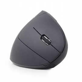 MOUSE GEMBIRD, PC sau NB, wireless, 2.4GHz, optic, 1600 dpi, butoane/scroll 6/1, ergonomic, negru, "MUSW-ERGO-01" (timbru verde 0.18 lei) - 0