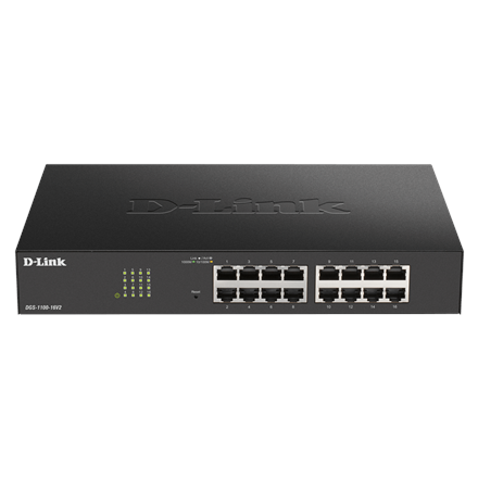 D-Link | Smart Managed Switch | DGS-1100-16V2 | Managed | Desktop | Power supply type 100 to 240 V AC, 50 to 60 Hz Internal