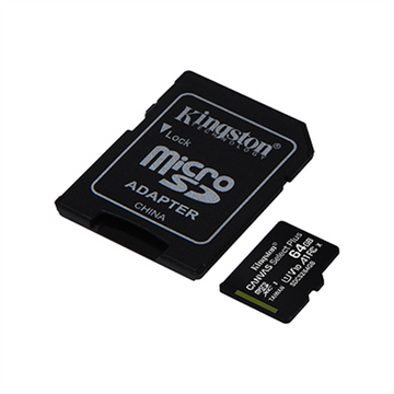 KINGSTON 64GB micSDXC Canvas Select Plus 100R A1 C10 Card + ADP - 0
