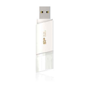 Silicon Power flash drive 16GB Blaze B06 USB 3.0, white