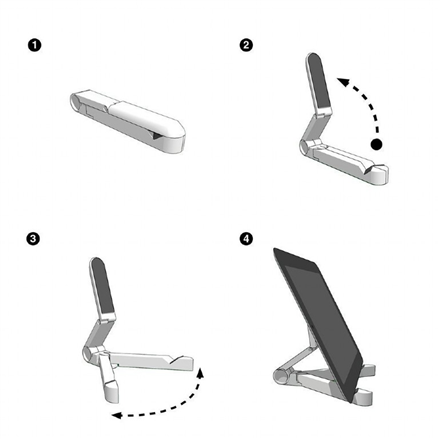 Gembird Universal tablet stand TA-TS-01 Black
