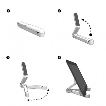 Gembird Universal tablet stand TA-TS-01 Black