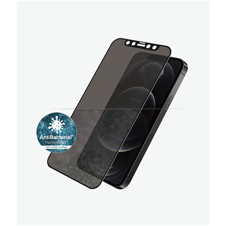 PanzerGlass | Apple | Pour iPhone 12/12 Pro | Verre | Noir | Compatible avec les coques | Verre de confidentialité