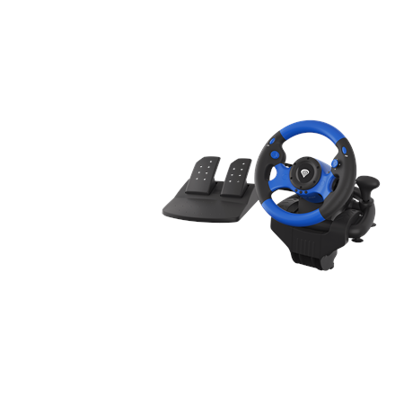 Genesis Seaborg 350 Gaming Steering Wheel + Pedals