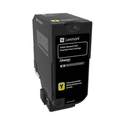 Cartouche de toner Lexmark 74C2SYE 1 pièce(s) Original Jaune