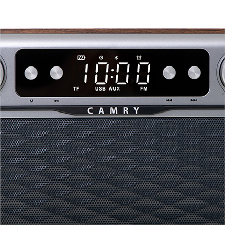 Camry | Radio Bluetooth | CR 1183 | 16 W | Entrée auxiliaire | Bois