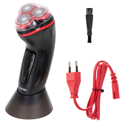 Mesko MS 2926 men's shaver Rotation shaver Trimmer Black,Red