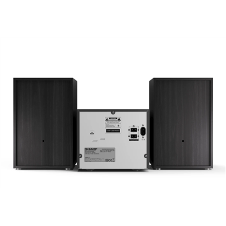 Sharp XL-B517D(BK) Hi-Fi Micro System, CD/FM/USB/Bluetooth v5.0, Aux-in, 45W, Black Sharp | Hi-Fi Micro System | XL-B517D(BK) | USB port | AUX in | Bluetooth | CD player | Black | FM radio | Wireless connection