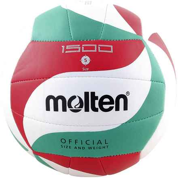 Ballon de volley-ball MOLTEN V5M1500, cuir synthétique, taille 5