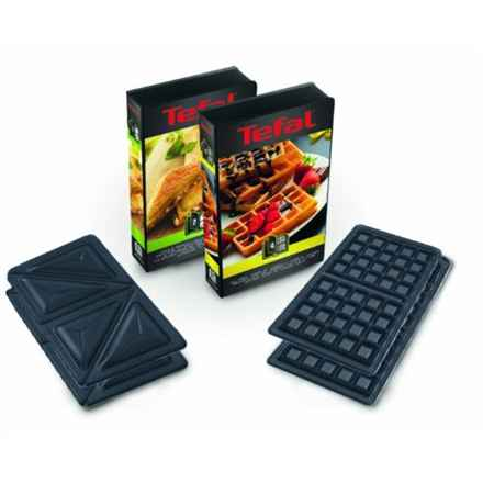TEFAL | SW852D12 | Appareil à croque-monsieur | 700 W | Nombre de plaques : 2 | Nombre de pâtisseries : 2 | Acier inoxydable