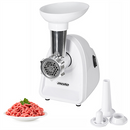 Mesko | Meat mincer | MS 4809 | White | 350 W | Middle size sieve; mince sieve; poppy sieve; plunger; sausage filler-2